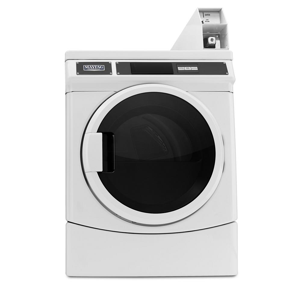 Maytag MDE28PDCYW Commercial Electric Dryer, Coin Drop Equipped