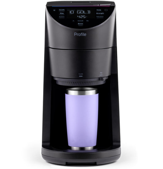 P7CGAAS6TBB GE Profile™ Smart Grind and Brew Coffee Maker with Podless Single Serve