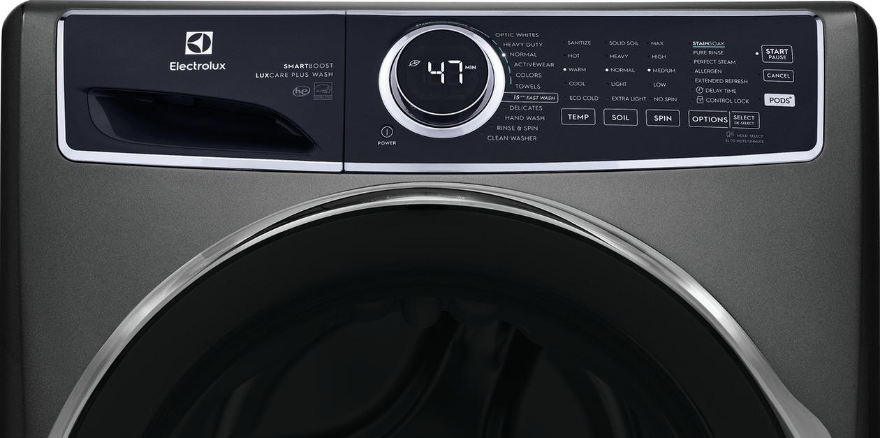 Electrolux Front Load Perfect Steam™ Washer with LuxCare® Plus Wash and SmartBoost® - 5.2 Cu. Ft. I.E.C