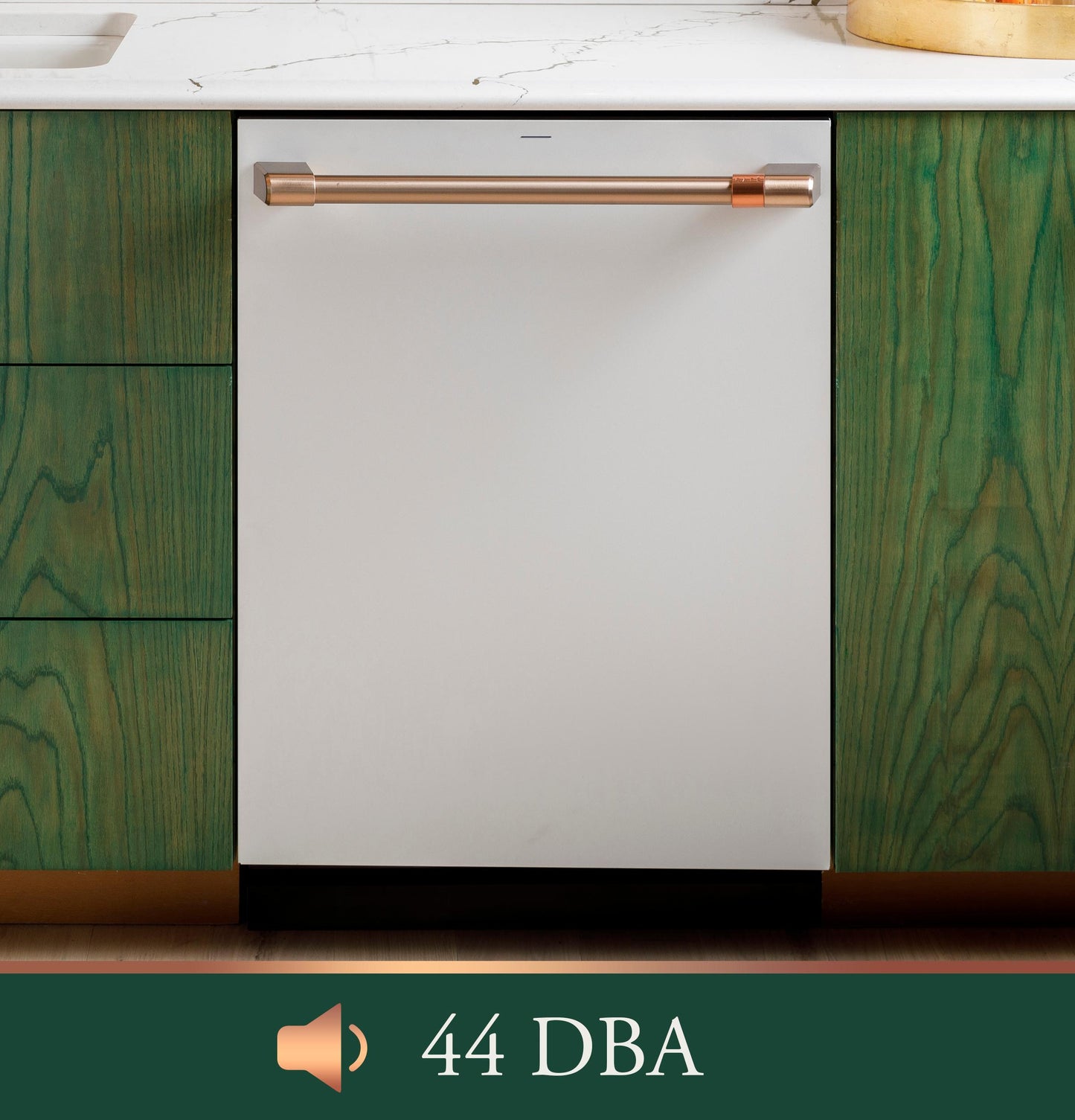 Cafe CDT858P3VD1 CAF(EBACK)™ CustomFit ENERGY STAR Stainless Interior Smart Dishwasher with Ultra Wash Top Rack and Dual Convection Ultra Dry, 44 dBA