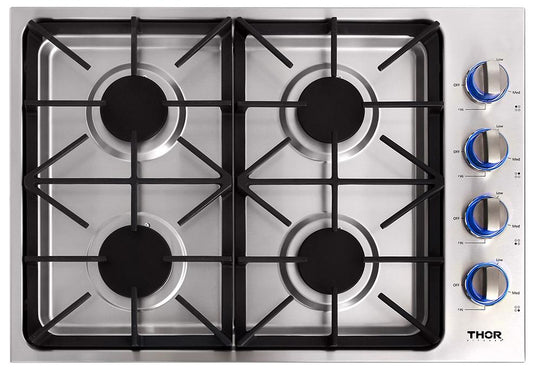TGC3001 Thor Kitchen 30-inch Professional Drop-in Gas Cooktop - Model Tgc3001