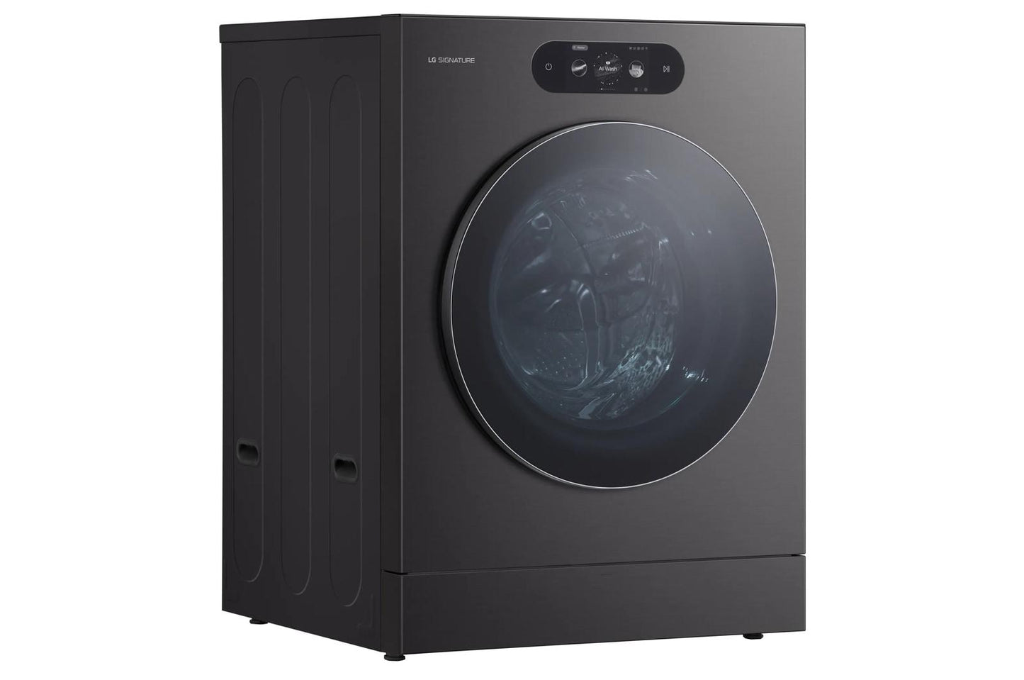 WM9901HBA LG SIGNATURE 5.8 cu. ft. Mega Capacity Smart Front Load Washer with Built-In Intelligence, TurboWash® 360(degree), ezDispense® and Touch LCD Control