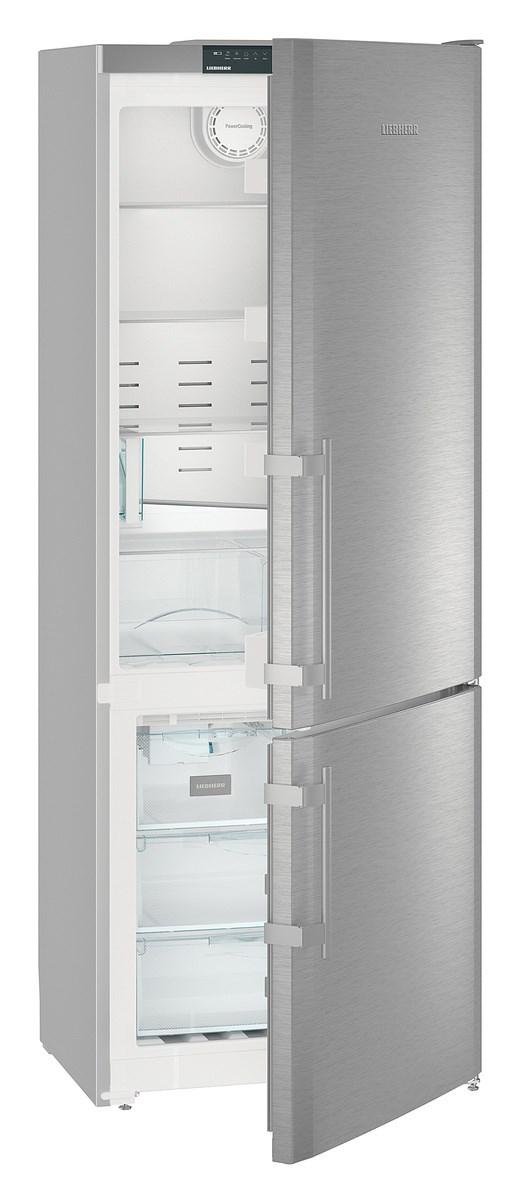 Liebherr CS1640B Freestanding Refrig/Freezer 30", Ice Maker, Grey Sides, Right Hinge