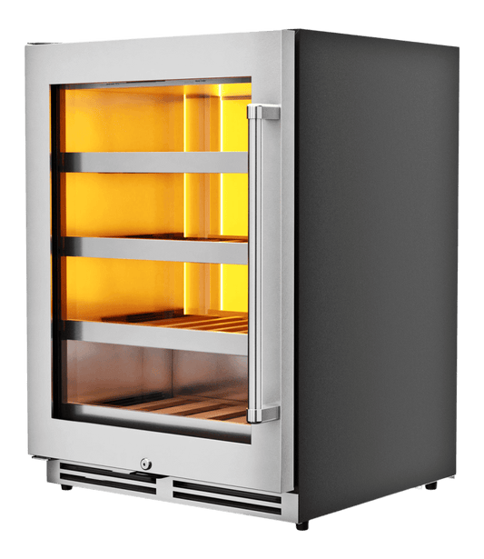 TWC24ULLH Thor Kitchen 24-inch Single Zone Wine Cooler, Left Swing, 45 Wine Bottle Capacity - Model Twc24ul-lh