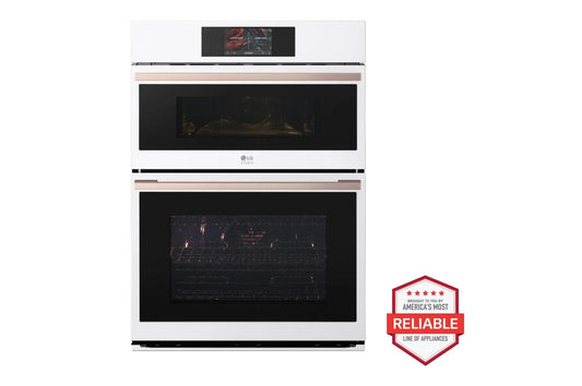 WCES6428N LG STUDIO 1.7/4.7 cu. ft. Combination Double Wall Oven - Essence White