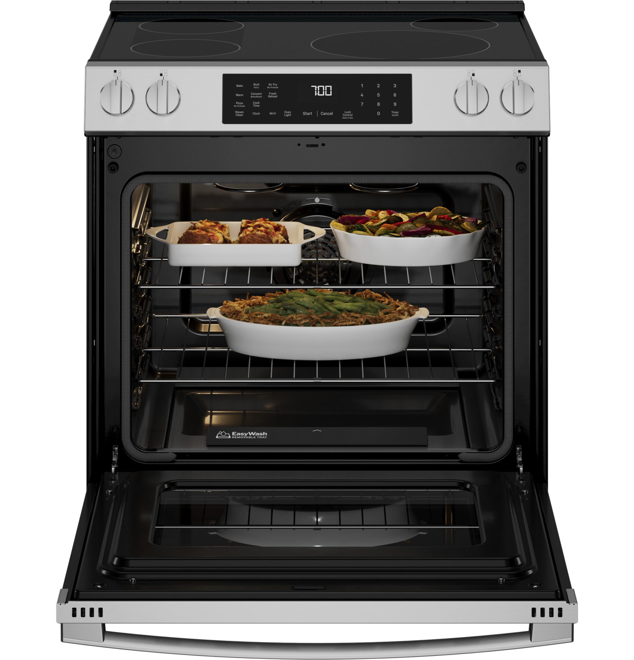 PHS700AYFS GE Profile™ ENERGY STAR® 30" Smart Slide-In Induction and Convection Range with No Preheat Air Fry and EasyWash™ Oven Tray