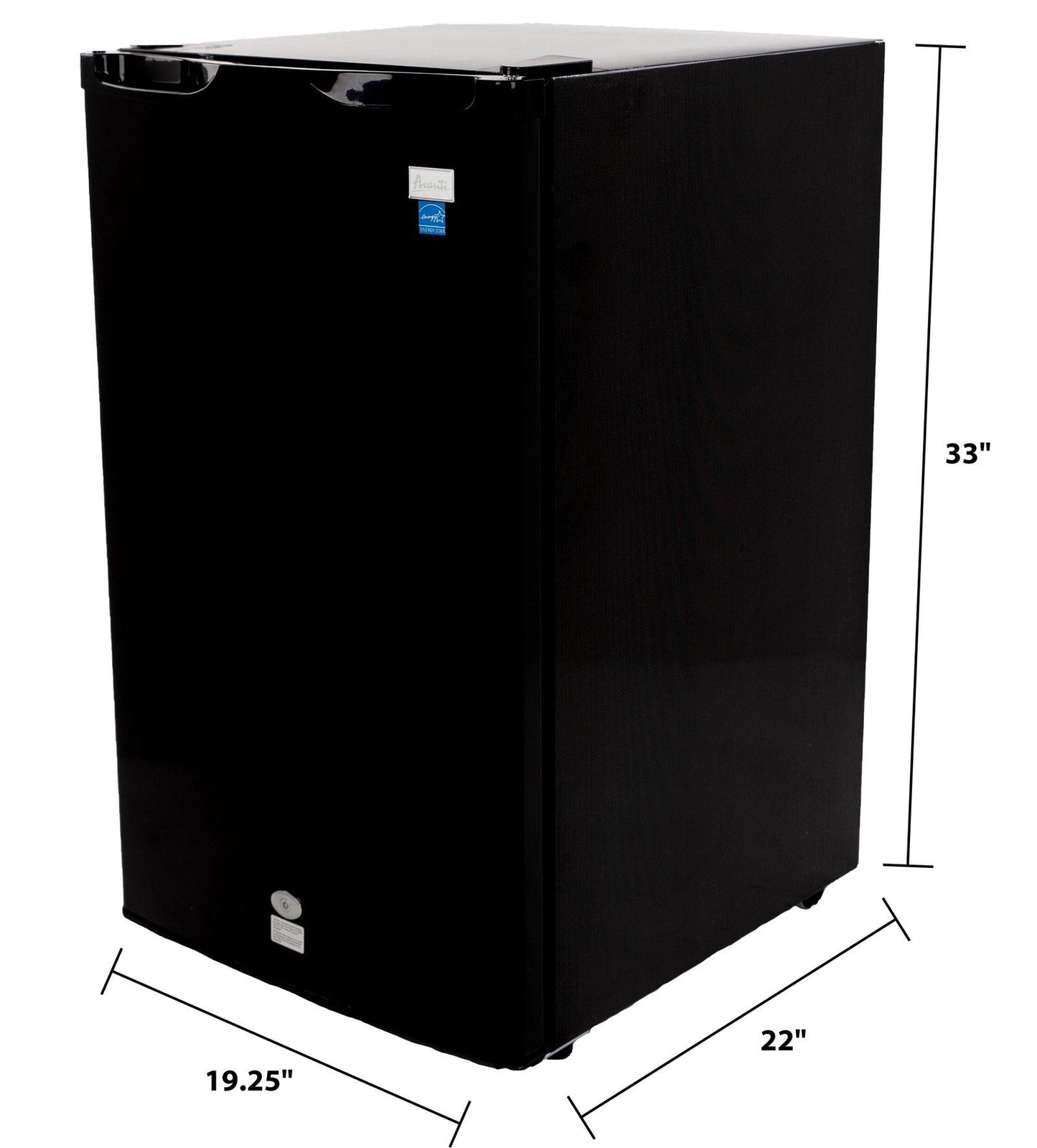 AR4446B Avanti 4.4 cu. ft. Compact Refrigerator - Black