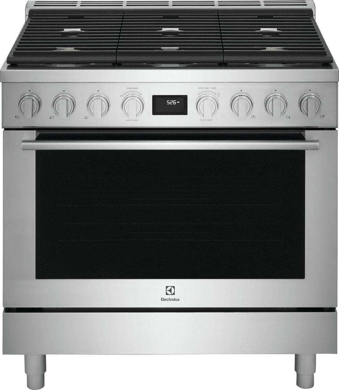 Electrolux ECFG3668AS 36" Front Control Freestanding Gas Range