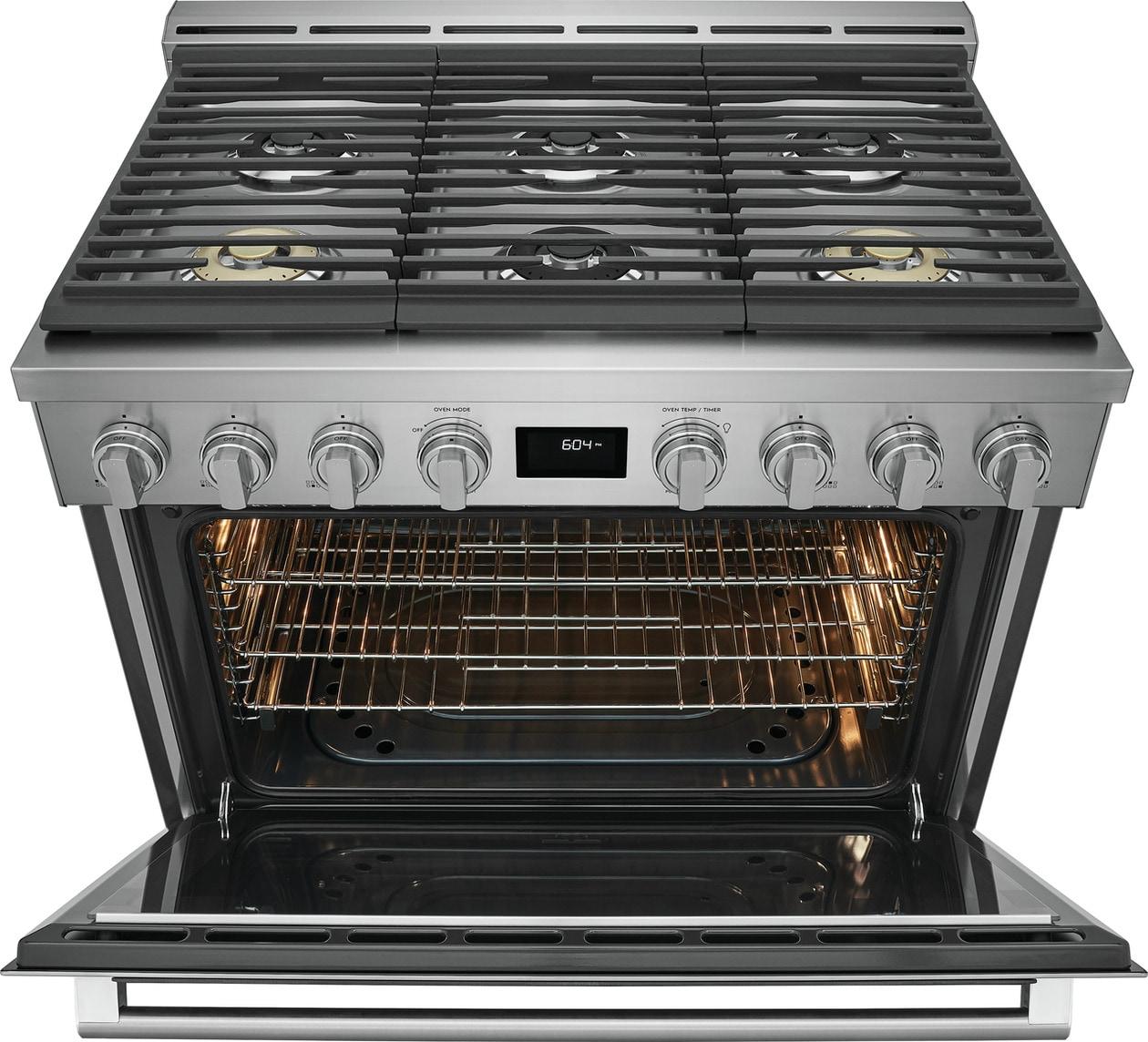 Electrolux ECFG3668AS 36" Front Control Freestanding Gas Range
