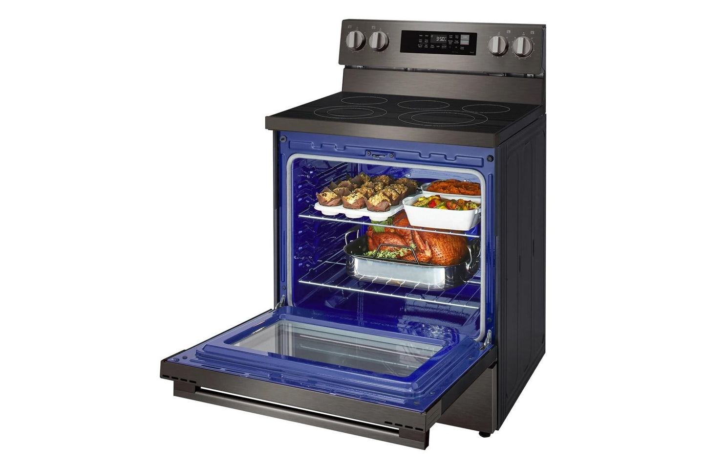 Lg LREN6323ZE 6.3 cu. ft. Smart Wi-Fi Enabled ProBake Convection® Electric Range with Air Fry & EasyClean®