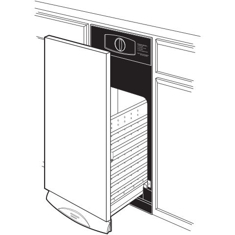 Cafe UCG1500NWW Universal 15" Built-In Compactor