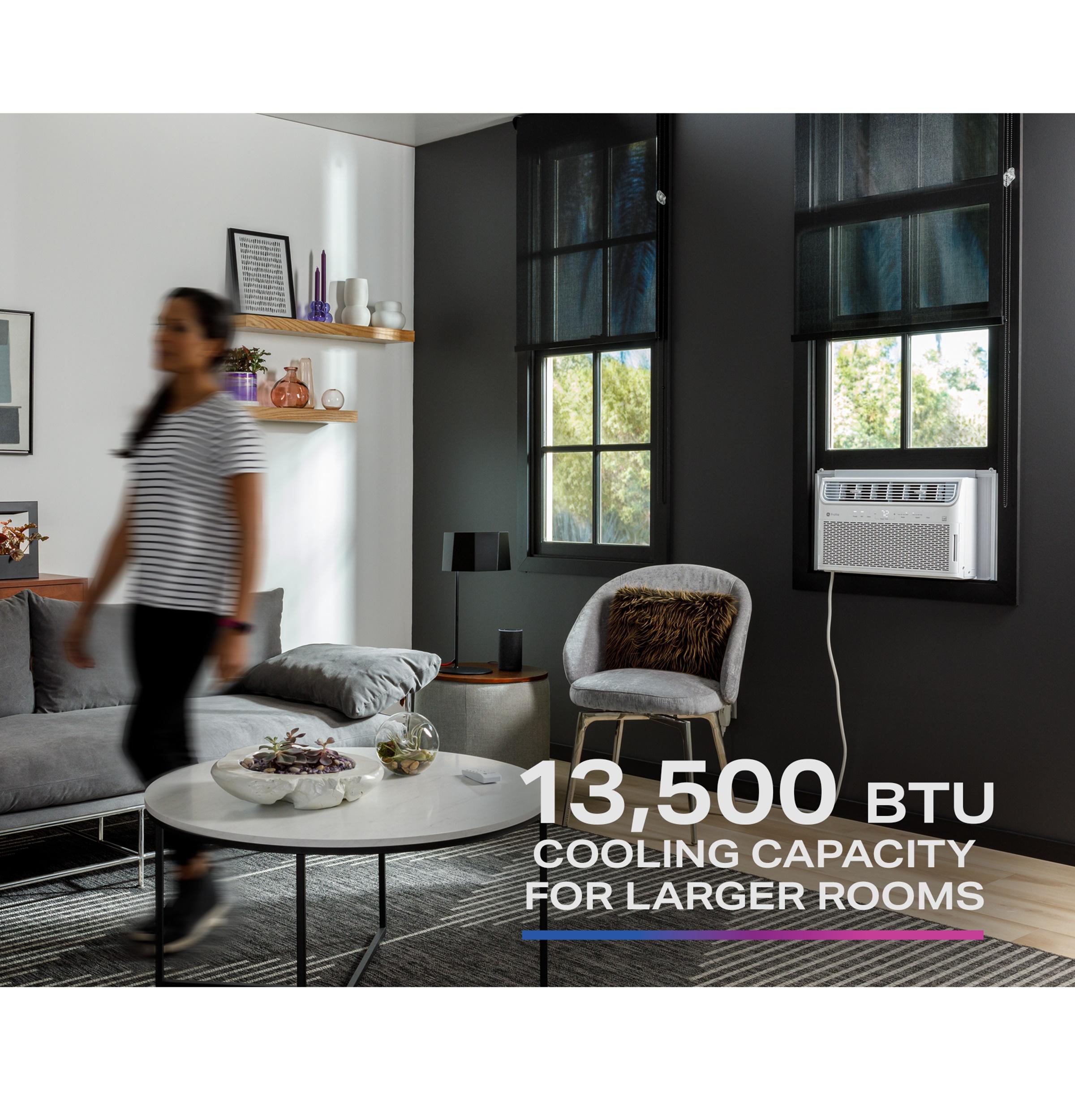 AHTR14AC GE Profile™ 13,500 BTU Inverter Smart Ultra Quiet Window Air Conditioner for Large Rooms up to 700 sq. ft.