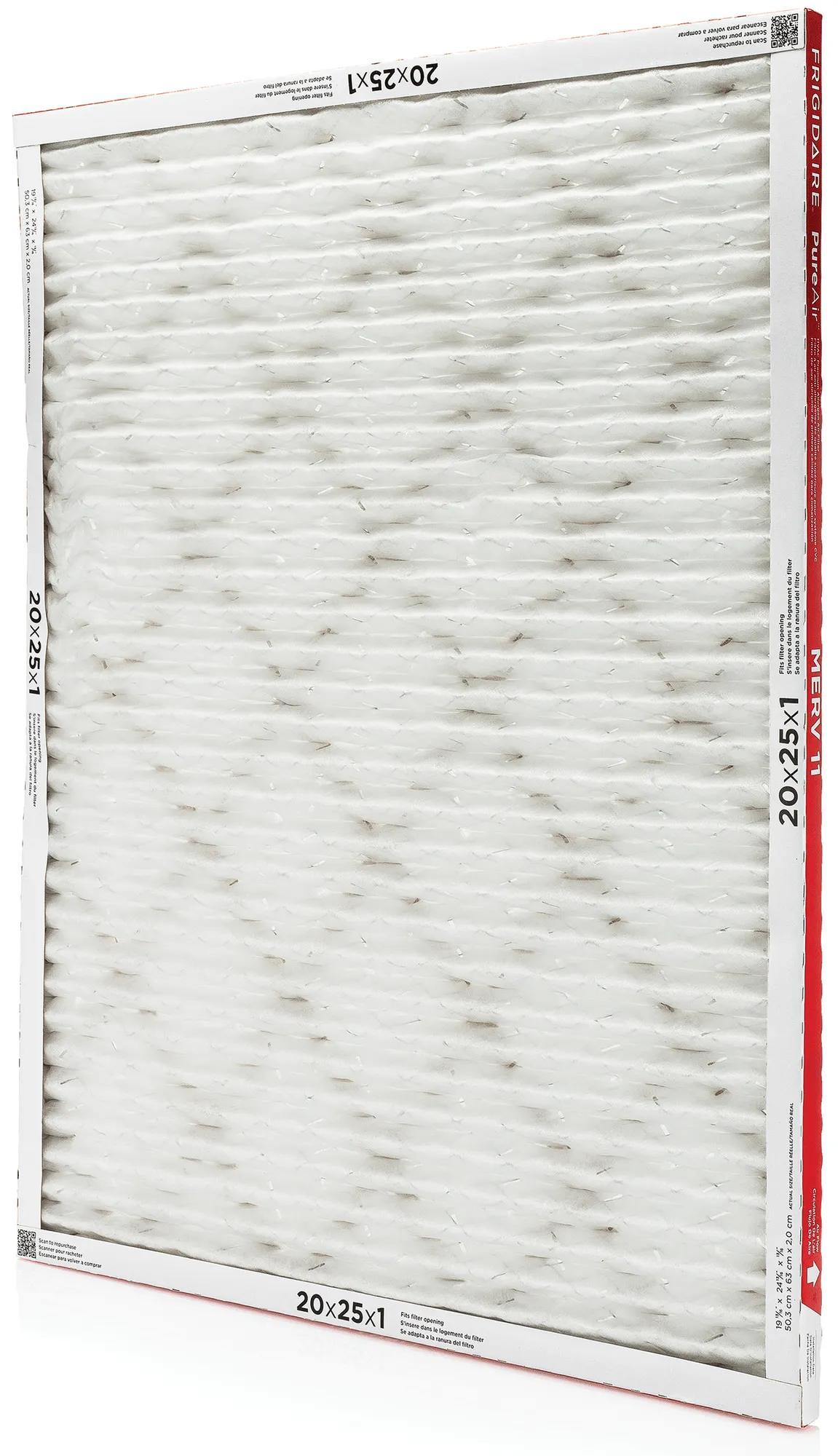 Frigidaire HVAC2025112 PureAir® 20" x 25" x 1" MERV 11 Premium Allergen Air Filter - 2 Pack