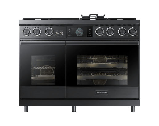 Dacor 48" Pro Dual-Fuel Steam Range, Graphite Stainless Steel, Natural Gas