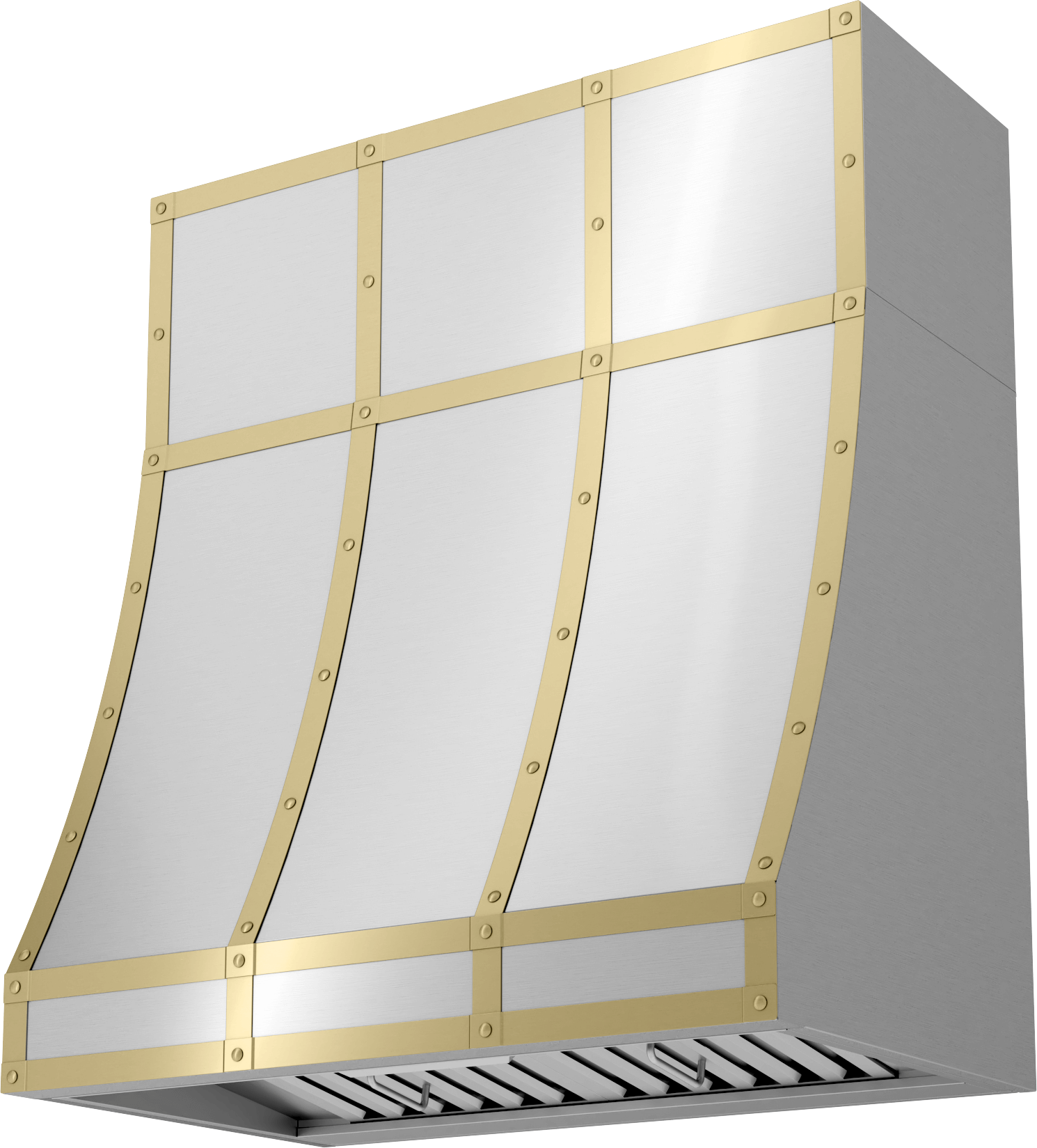 Zephyr BKDC13612ASG Duct Cover Banding Kit, 36in x 12in, Satin Gold