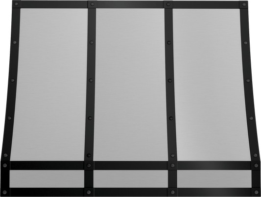 Zephyr BKFT36AMB Forte Hood Banding Kit, 36in, Matte Black Finish