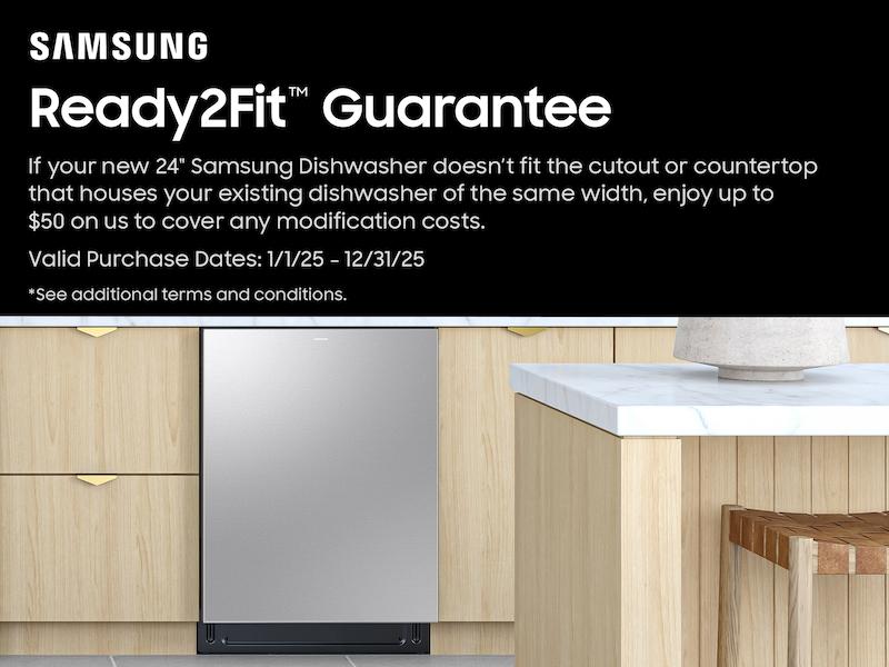 Samsung DW90F89P0USR 38 dBA Bespoke Auto Open Door Dishwasher with 3rd Rack Washing System in Fingerprint Resistant Stainless Steel