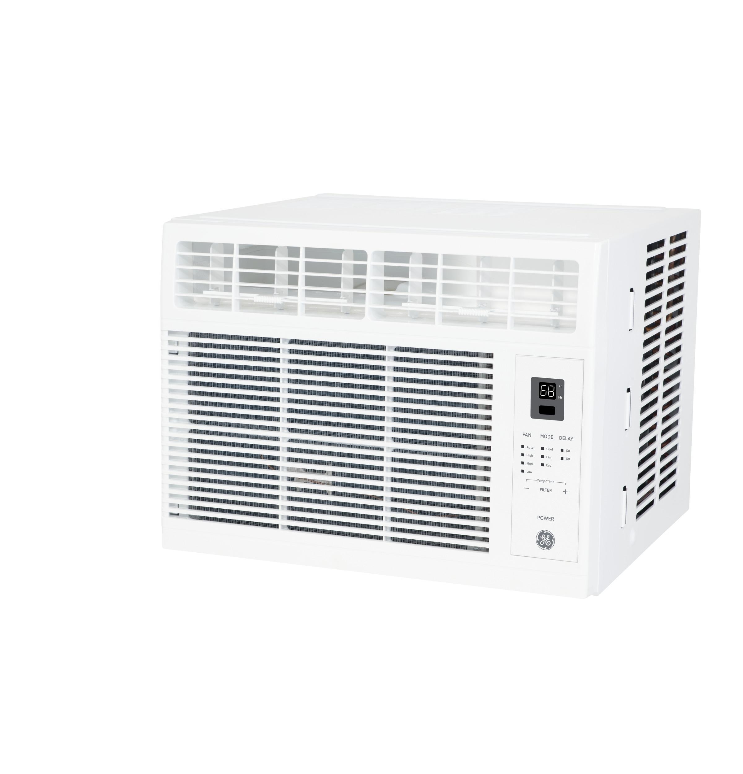 AHW05LZ GE® 5,000 BTU Electronic Window Air Conditioner for Small Rooms up to 150 sq ft. in White size 12 9/16 H x 16 7/16 W x 15 D