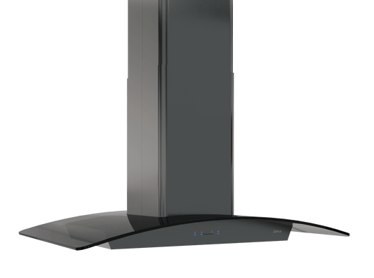 Zephyr ZREE42ABSGG Ravenna, Island, 42", Blk SS, 600 CFM