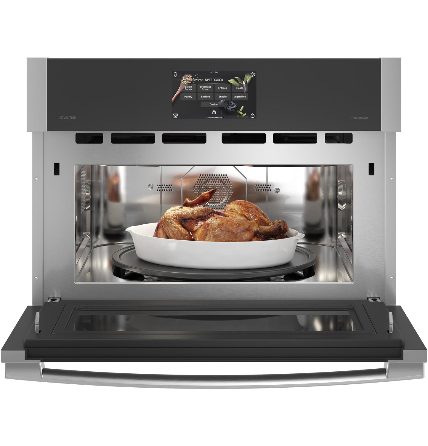PSB9100SVSS GE Profile™ 27" Single Wall Oven with 120V Advantium® Technology