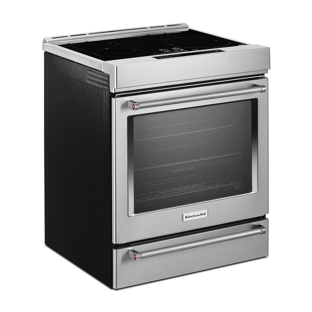 Kitchenaid KSIS730PSS 30-Inch 4-Element Induction Slide-In Convection Range with Air Fry