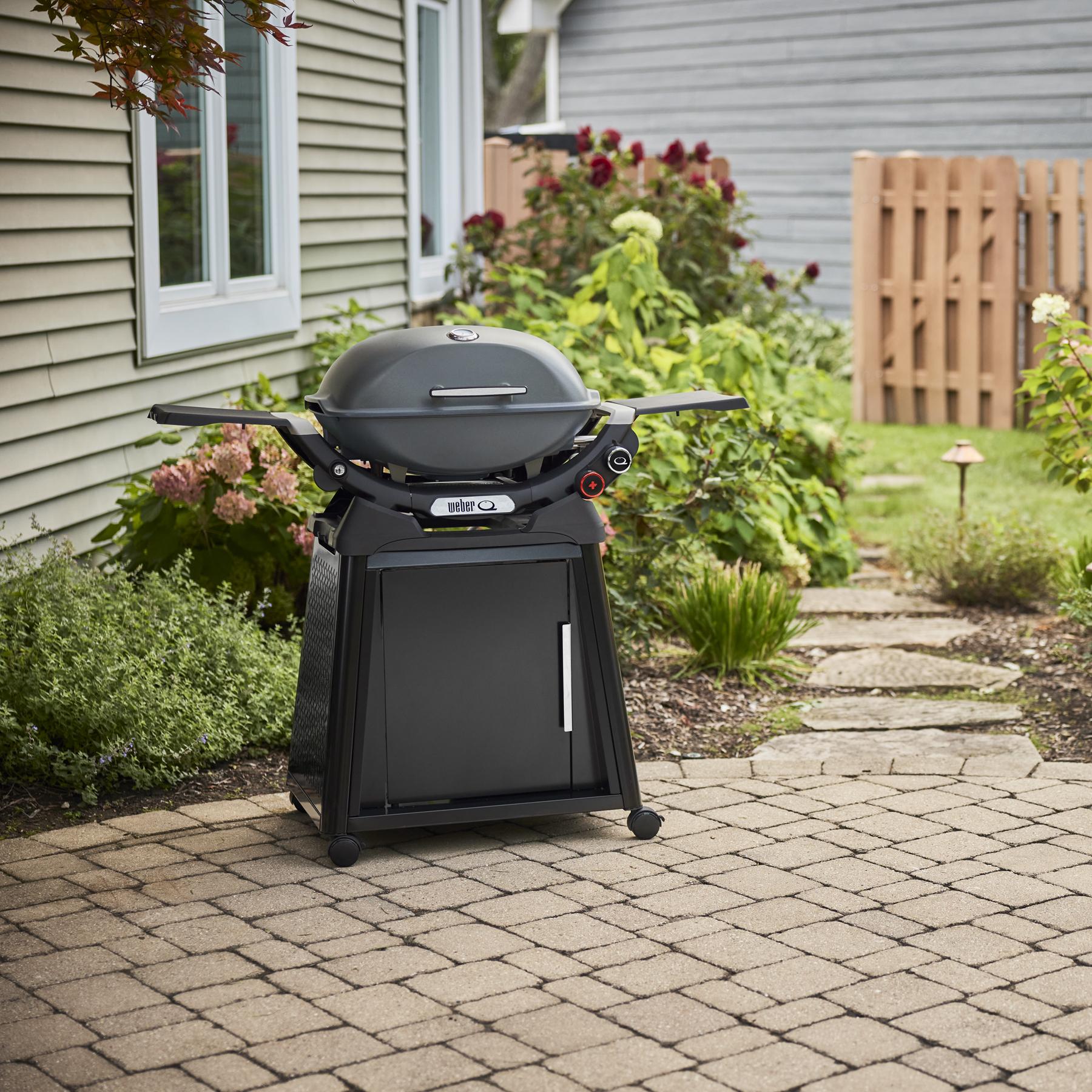 Weber 1500393 Q 2800N+ Gas Grill with Stand (Liquid Propane) - Charcoal Grey