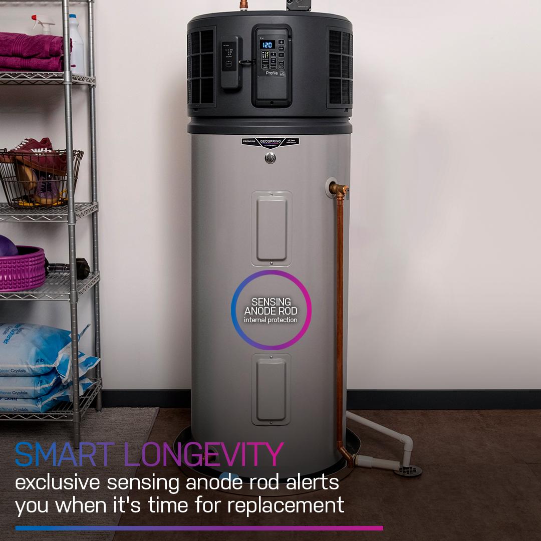 PH50S10BNY GE Profile™ GEOSPRING™ Smart Hybrid Heat Pump Water Heater 50-gallon - 240V