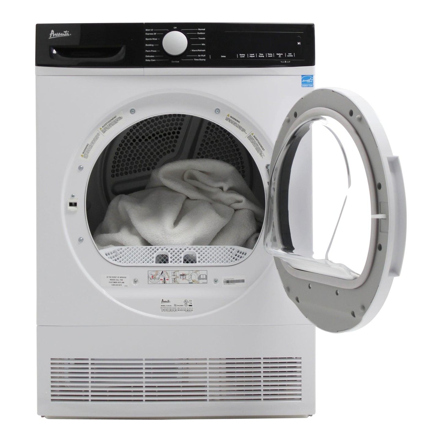 FLD40V0W Avanti Front Load Clothes Dryer