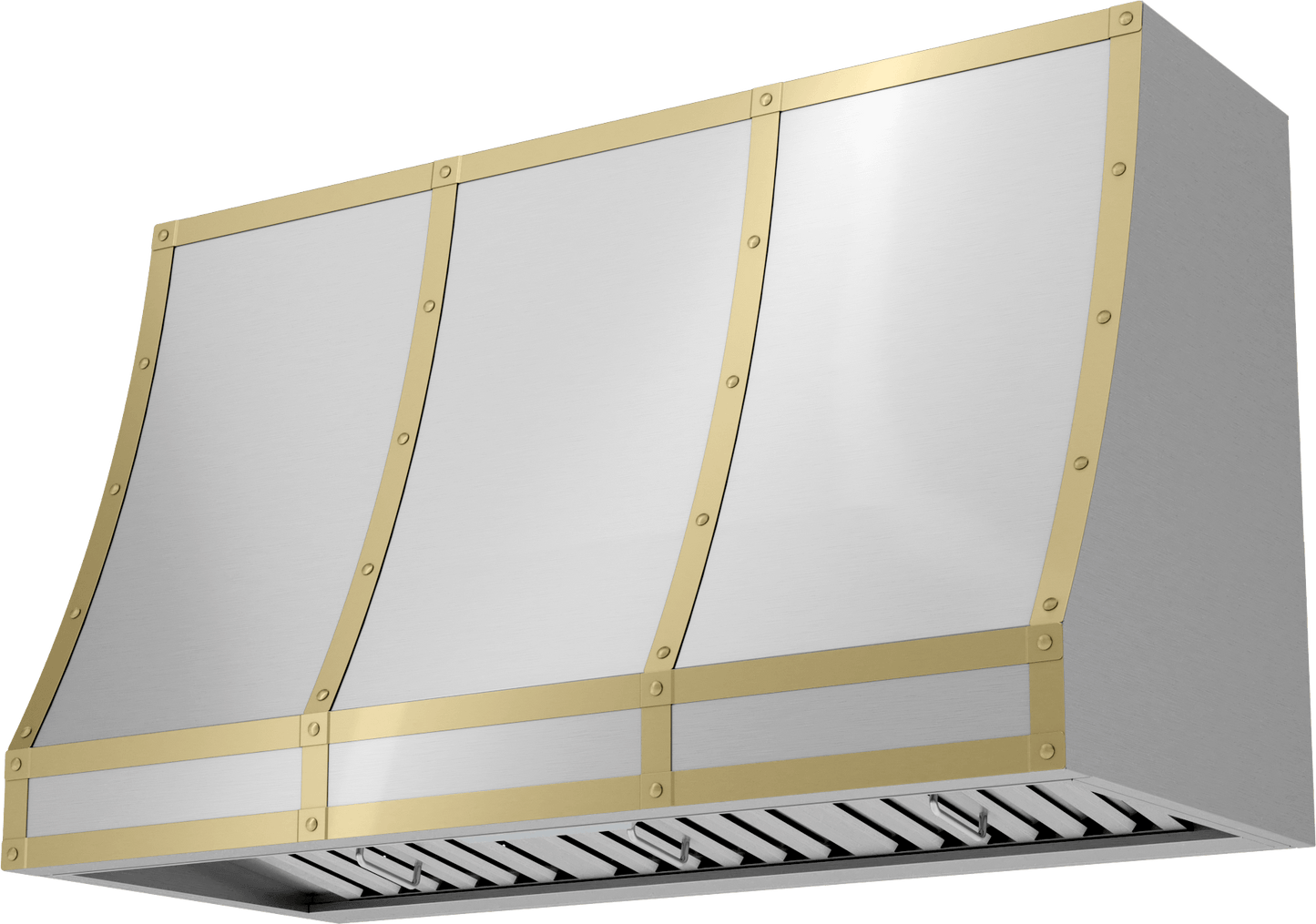 Zephyr BKFT48ASG Forte Hood Banding Kit, 48in, Satin Gold