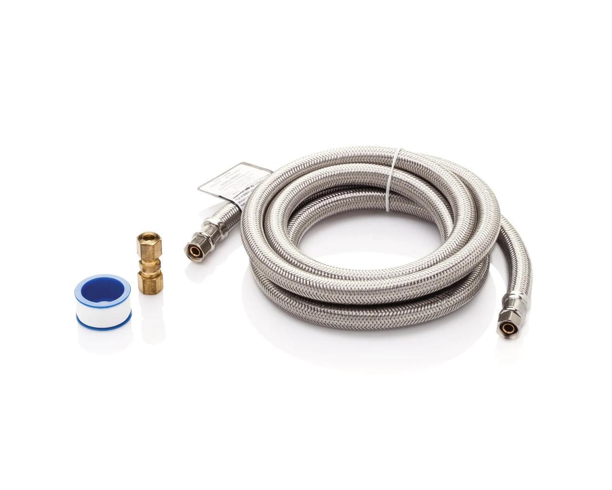 Electrolux 5304437642 6' Long Stainless Steel Braided Refrigerator Water Supply Line