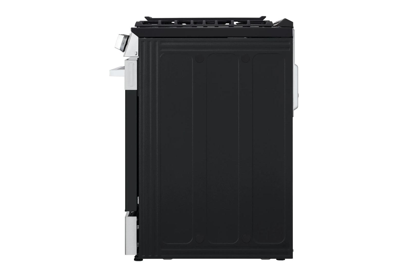 Lg LSGL5833X 5.8 cu.ft. Smart Gas Single Oven Slide-in Range, Air Fry, Fan Convection, EasyClean®, Self Clean, ThinQ®, Printproof® Stainless Steel - New Handle