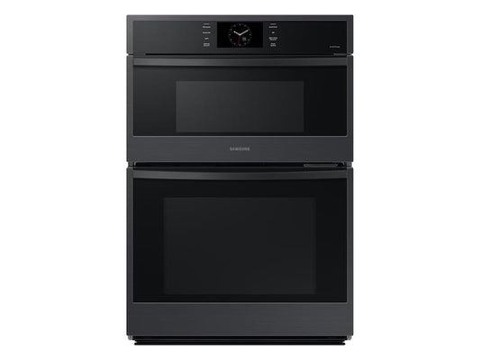 Samsung NQ70CG600DMTAA 30" Microwave Combination Wall Oven with Steam Cook in Matte Black