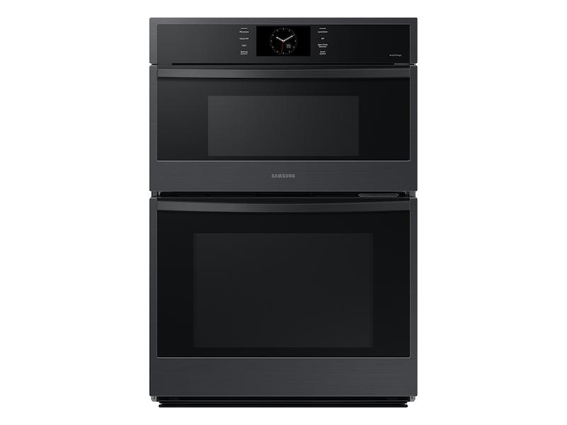 Samsung 30" Microwave Combination Wall Oven with Steam Cook in Matte Black