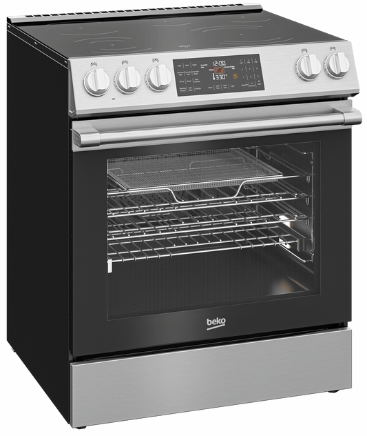 Beko SLER30524SS 30" Slide-InRange