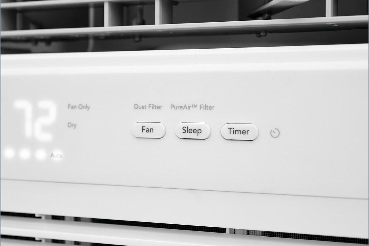 Frigidaire FHWH124WB2 12,000 BTU Window Room Air Conditioner with Supplemental Heat