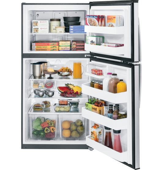 GTE21GSHSS GE® ENERGY STAR® 21.1 Cu. Ft. Top-Freezer Refrigerator