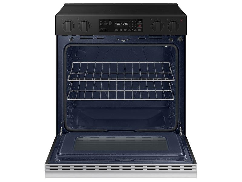 Samsung NSE6DG8100SR Bespoke 6.3 cu. ft. Smart Slide-In Electric Range with Precision Knobs in Stainless Steel