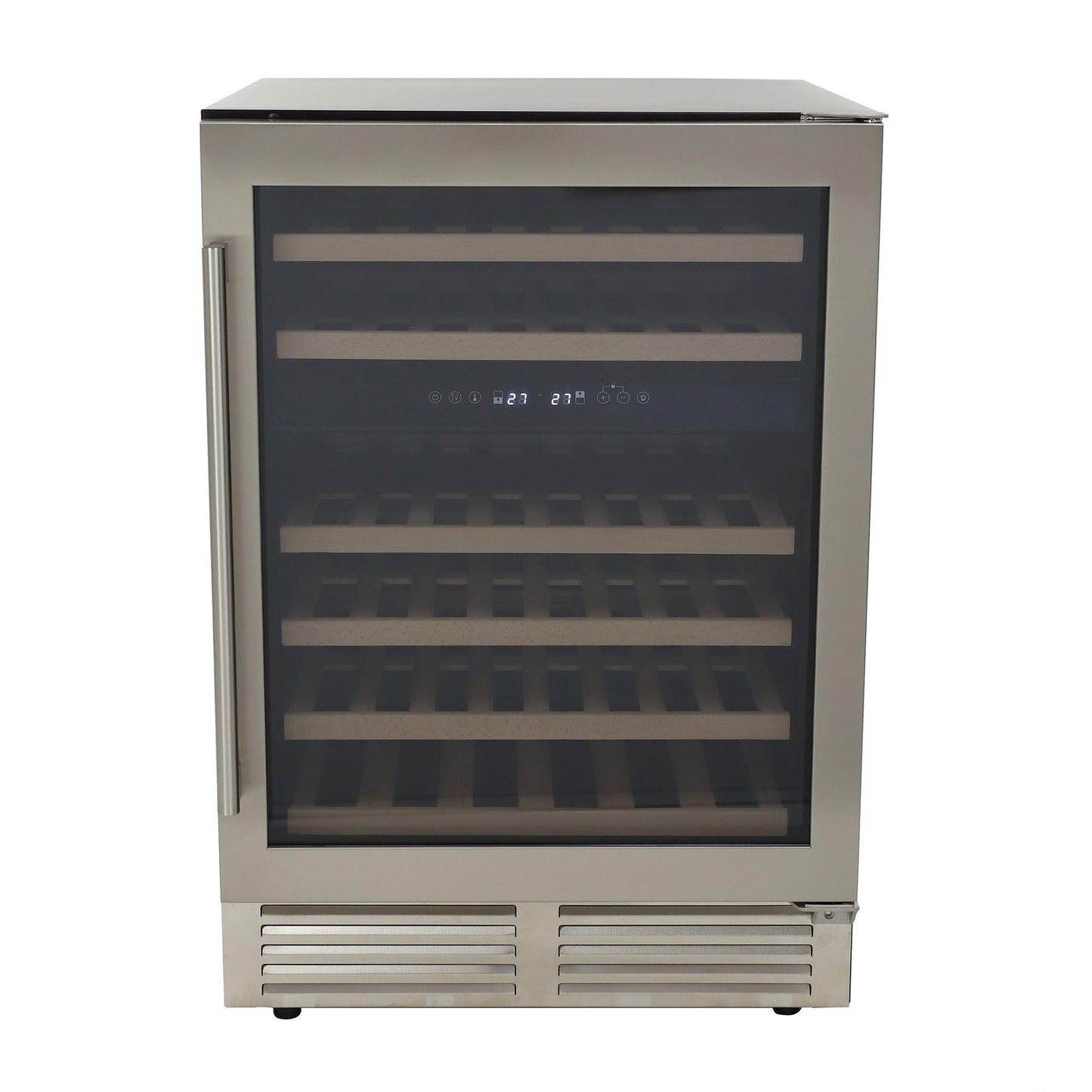 WCD46DZ3S Avanti DESIGNER Series Dual-Zone Wine Cooler, 46 Bottle Capacity - Stainless Steel / 46 Bottles