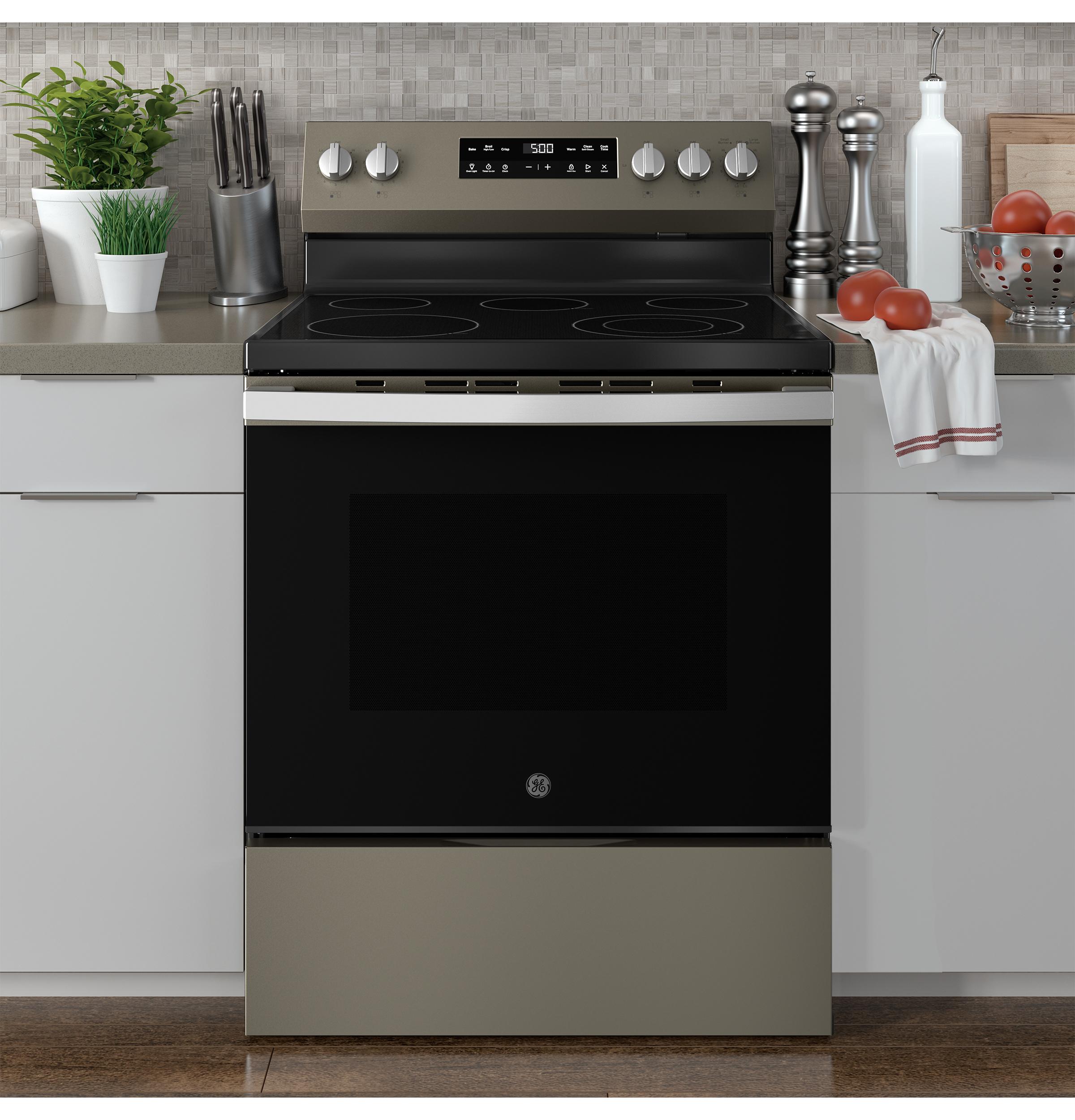 GRF500PVES GE® ENERGY STAR® 30" Free-Standing Electric Range with Crisp Mode