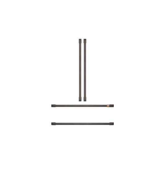 Cafe CXSB4H4PVBT CAF(EBACK)™ Refrigeration Handle Kit - Brushed Black