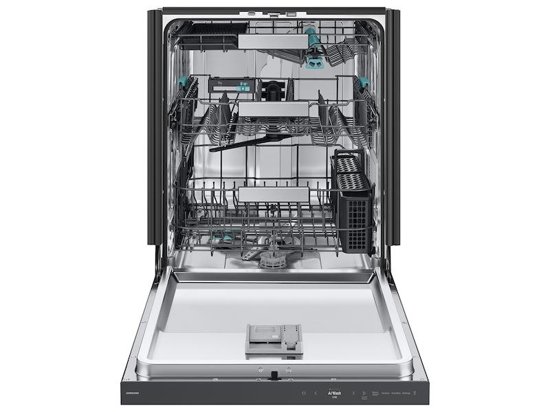 Samsung DW90F89T0UMT 38 dBA Bespoke Smart Dishwasher with 3rd Rack Washing System in Fingerprint Resistant Matte Black Steel