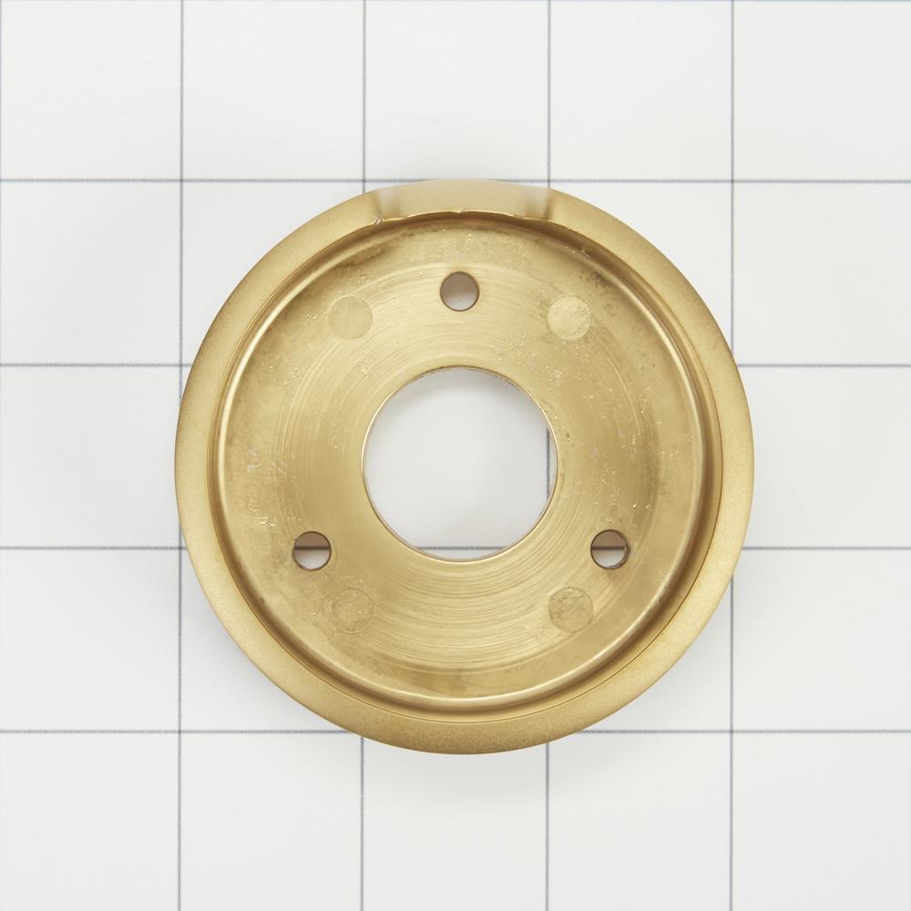 Kitchenaid W11323067 JennAir Single Bezel for Rise-Style Commercial Range and Rangetop Griddle Knobs - Brass