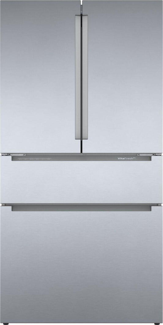 Bosch B36CL80ENS 800 Series, French Door Bottom freezer, multi door, 36'', Brushed steel (with anti-fingerprint)