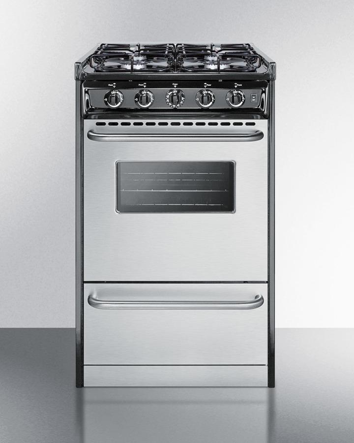 Summit 20" Wide Gas Range