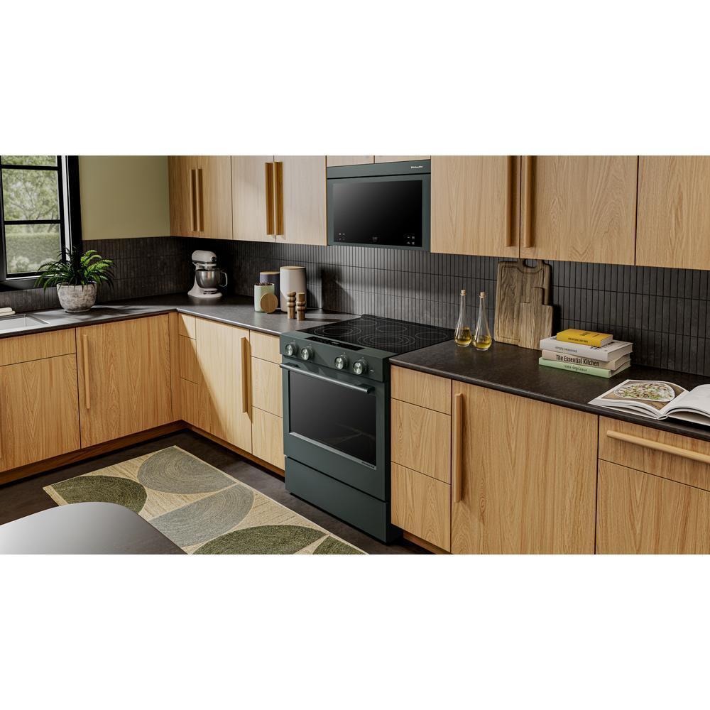 Kitchenaid KSES530SJP 5.3 Cu. Ft. Smart Slide-in Electric Range with Two Even-Heat™ Hyper Elements and Convection Cooking Modes