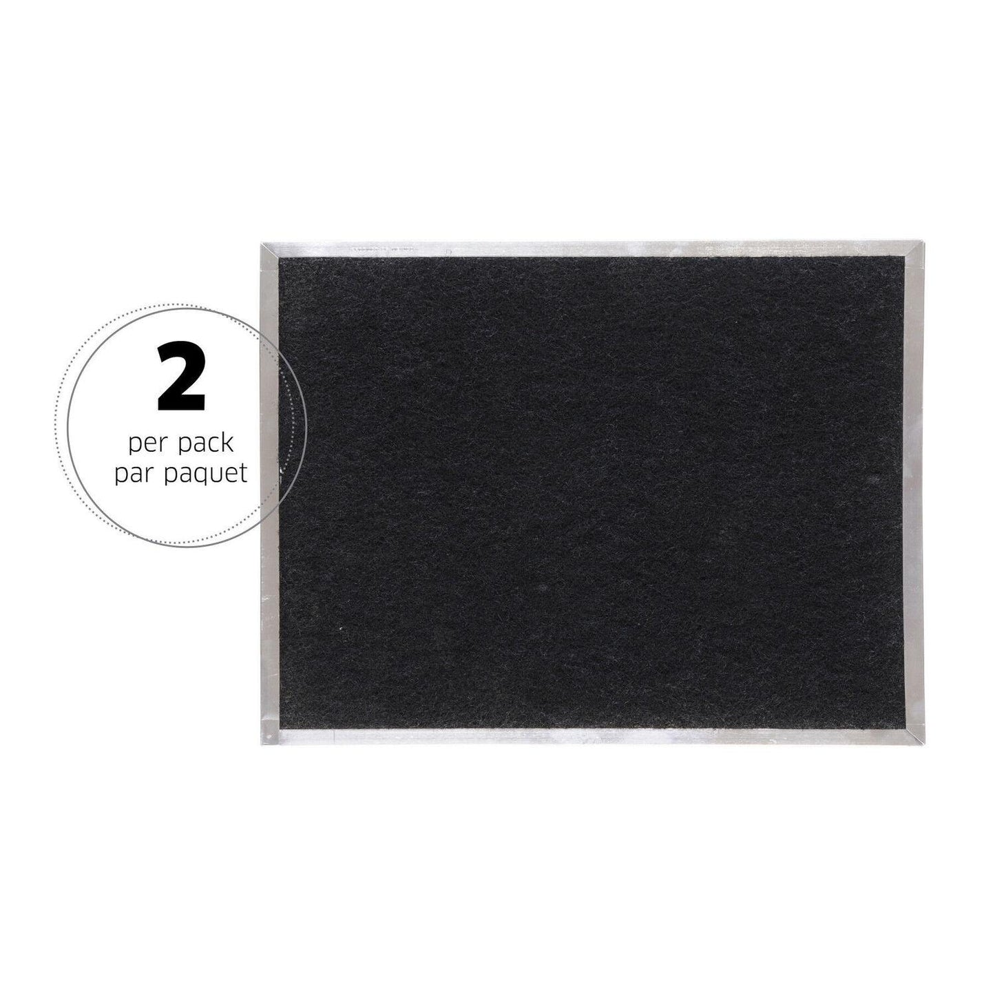 S97020468 Broan-NuTone® Genuine Replacement Charcoal Filter for 42" Range Hoods, 14-5/8" x 18-7/8", Fits Select Models, (2-Pack)