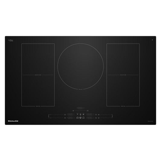 Kitchenaid KCIT736SBL 36" Temp Cook™ Induction Cooktop with 5 Cooking Zones