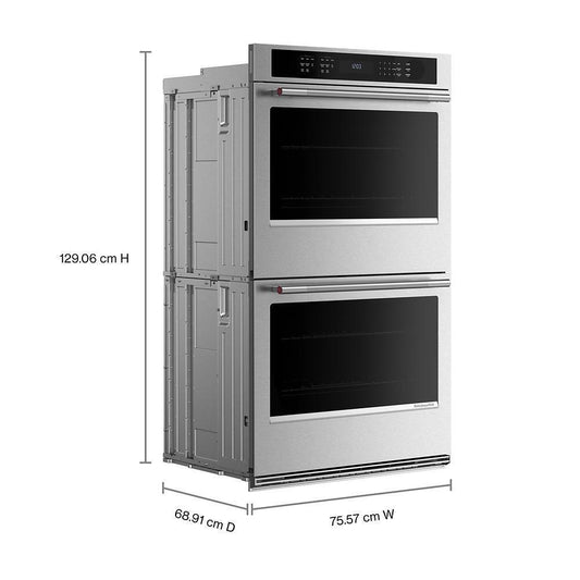 Kitchenaid KOED530SPS 30-inch Electric Double Wall Oven with No Preheat Air Fry Mode - PrintShield™ Finish