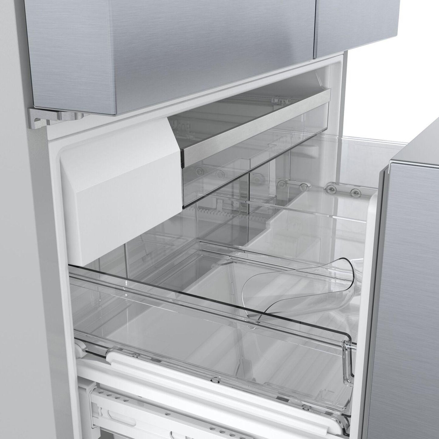 Bosch B36CT80SNS 800 Series, French Door Bottom freezer, multi door, 36'', Brushed steel (with anti-fingerprint)
