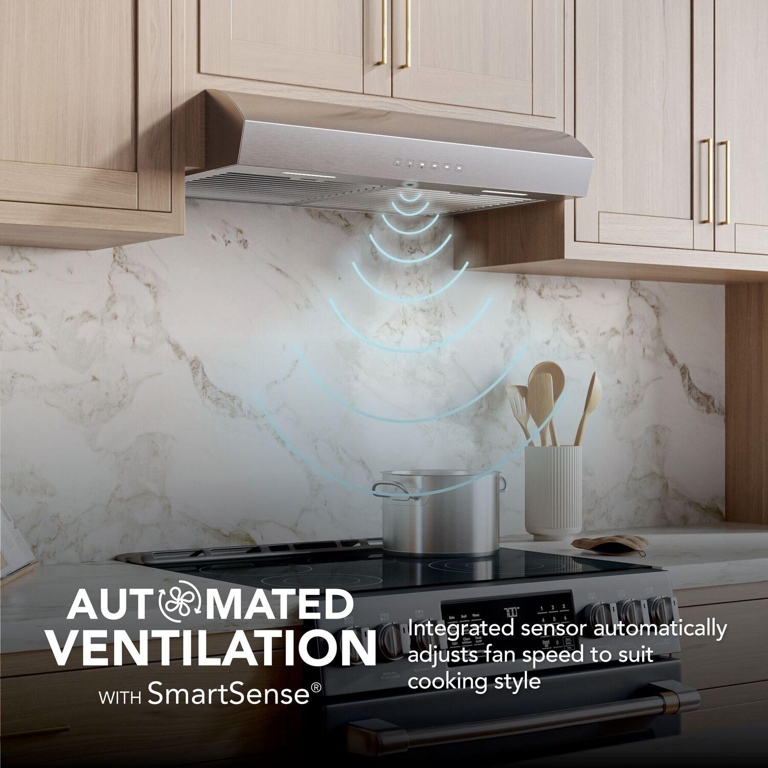 Broan MTR3304SS Mantra 30-Inch 490 MAX Blower CFM 1.0 Sones Stainless Steel Range Hood